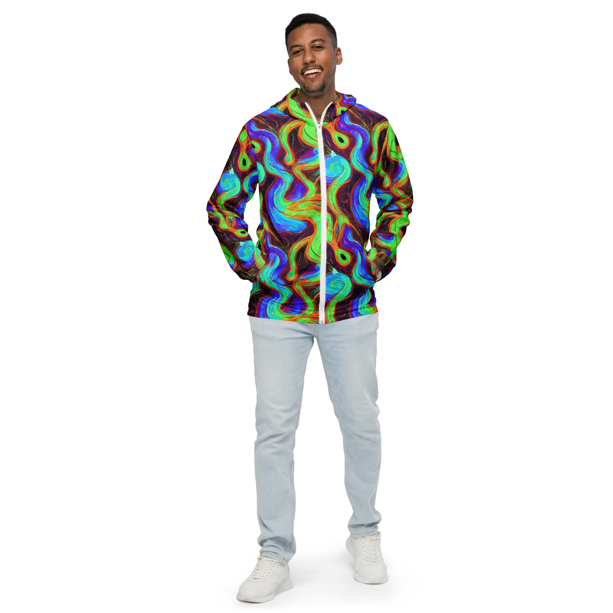 Arcane Flow on Men's Windbreaker — Front