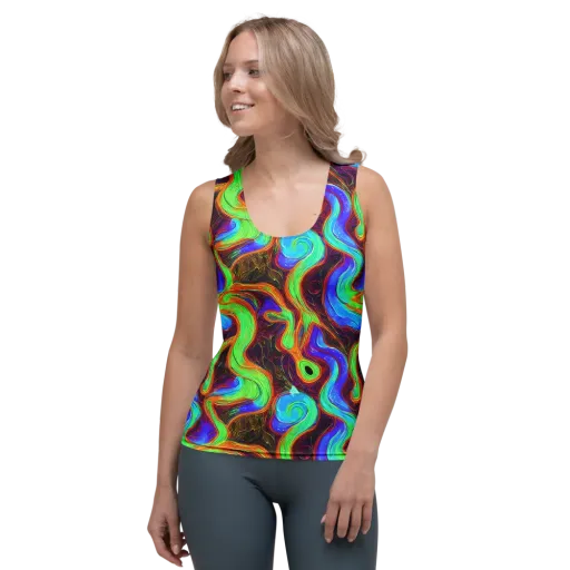 Arcane Flow on a Women's Tank Top