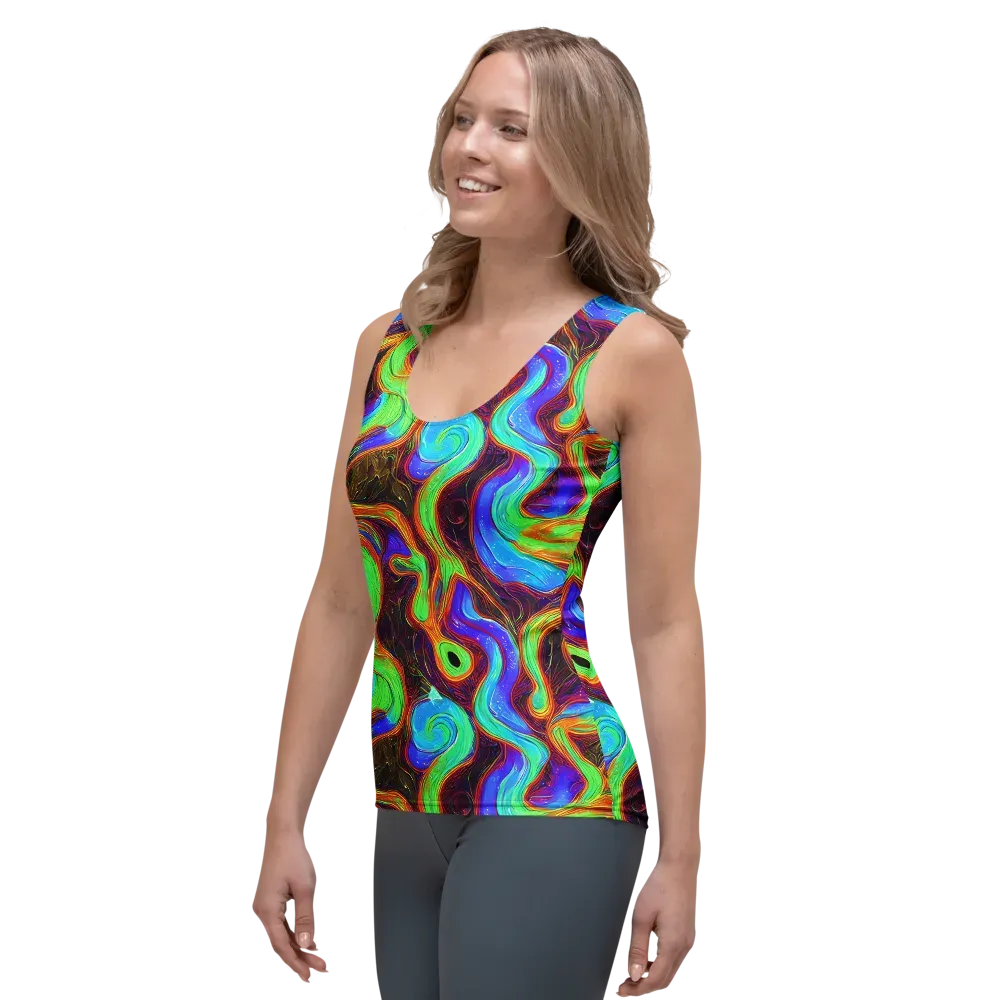 Arcane Flow on Women's Tank Top — Left Front