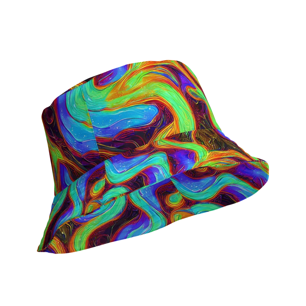 Arcane Flow on Reversible Bucket Hat — Product details Outside