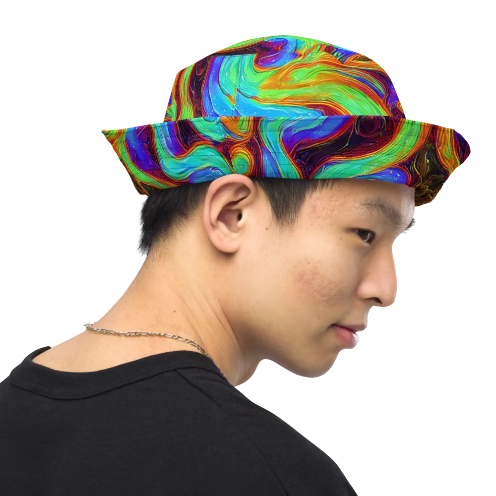 Arcane Flow on Reversible Bucket Hat — Right Outside