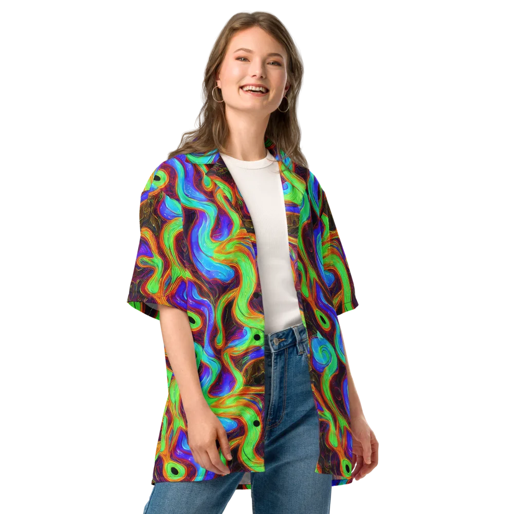 Arcane Flow on Button Shirt — Front