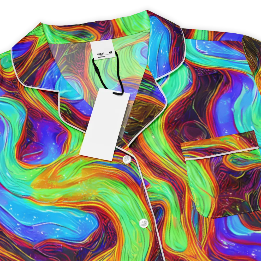 Arcane Flow on Women's Short Sleeve Pajama Top — Product details