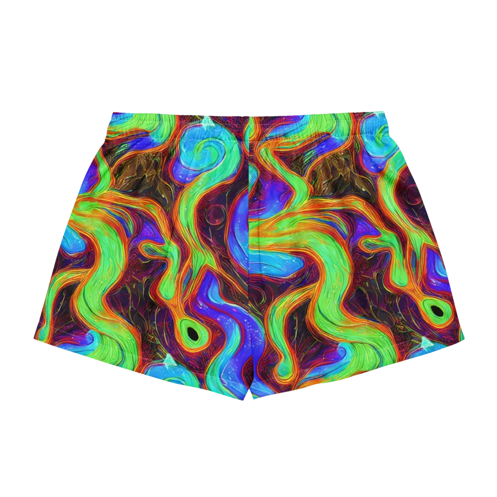 Arcane Flow on Women's Pajama Shorts — Back