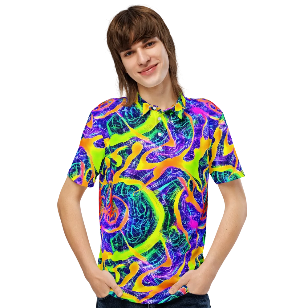 Solar Venom on Men's Slim Fit Polo Shirt — Front