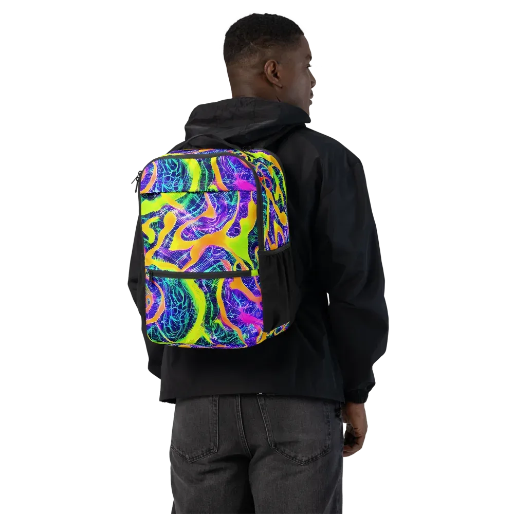 Solar Venom on Utility Backpack — Back