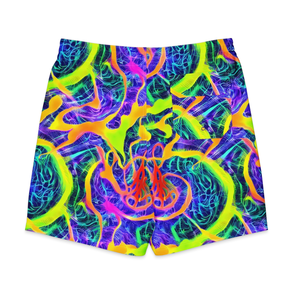 Solar Venom on Men's Board Shorts — Back