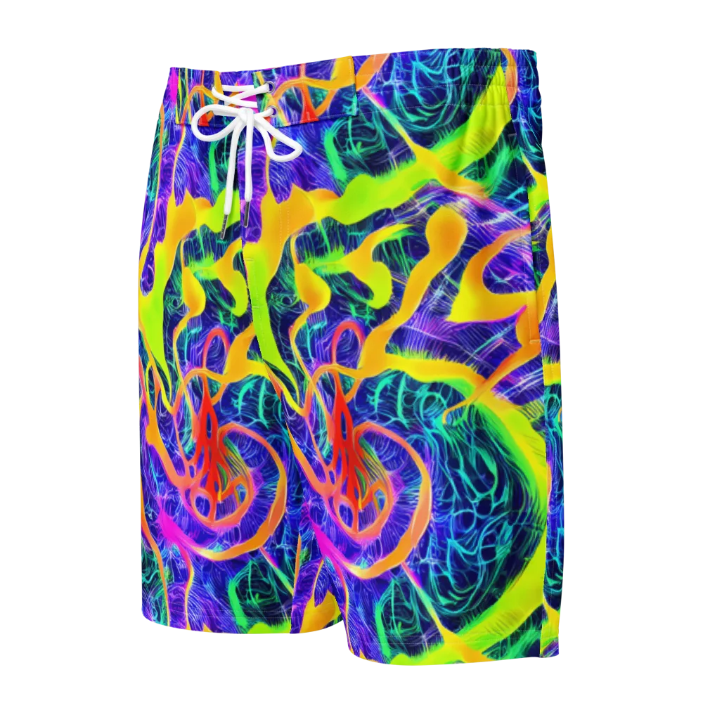 Solar Venom on Men's Board Shorts — Front