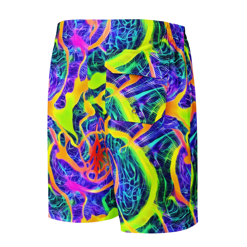 Solar Venom on Men's Board Shorts — Back
