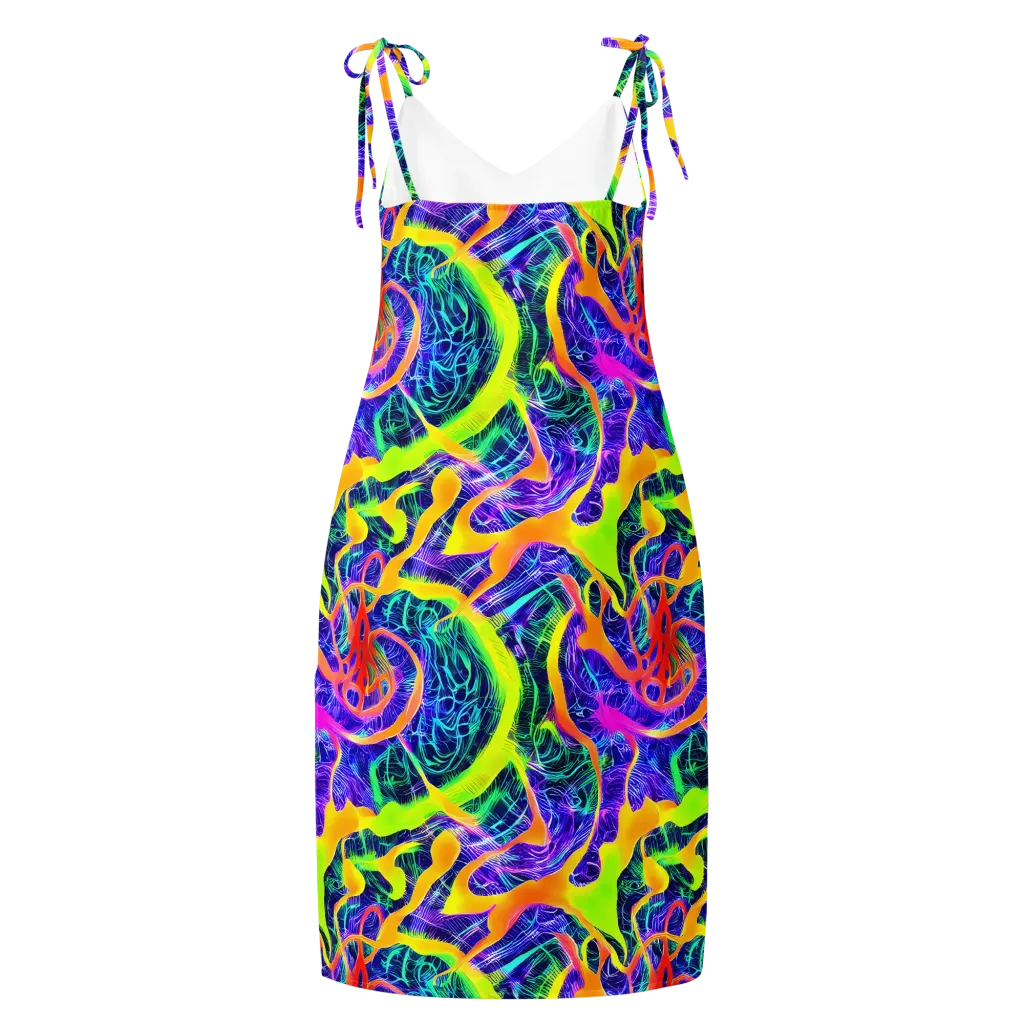 Solar Venom on Slip Dress — Back