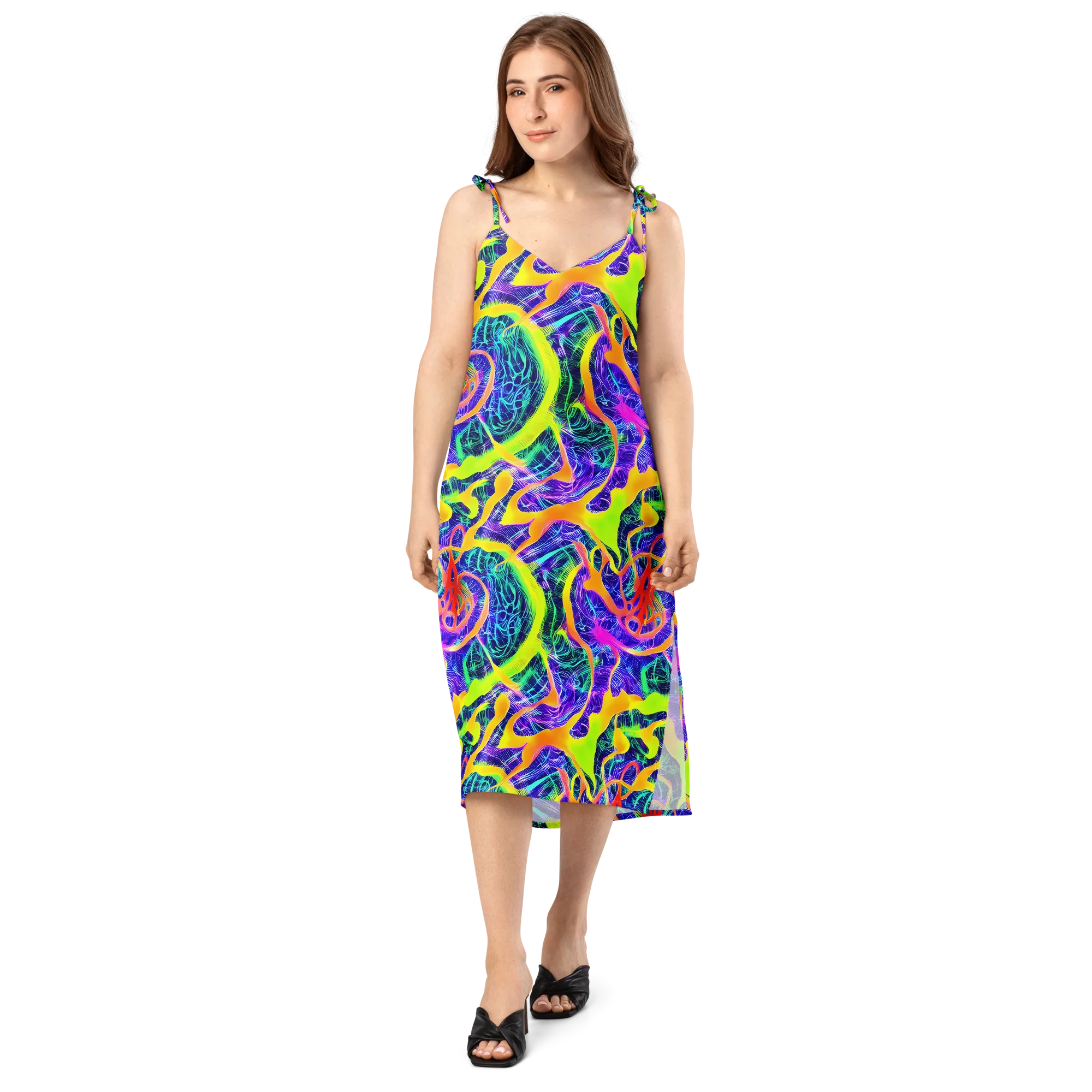 Solar Venom on Slip Dress — Front