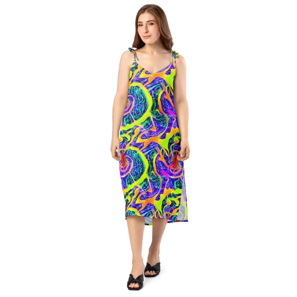 Solar Venom on Slip Dress — Front