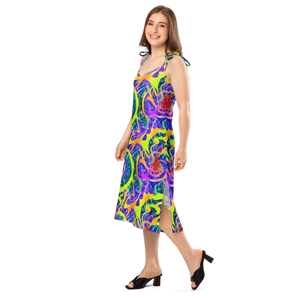 Solar Venom on Slip Dress — Left Front