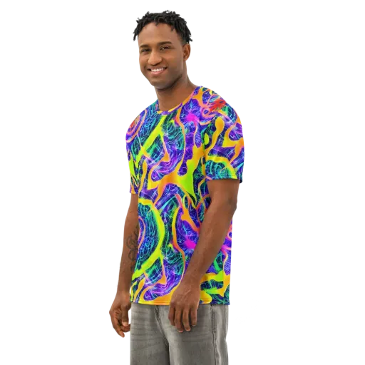 Solar Venom on a Men's Cotton Crew Neck T-Shirt