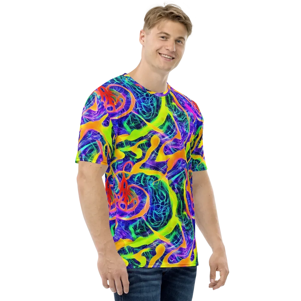 Solar Venom on Men's Crew Neck T-Shirt — Right