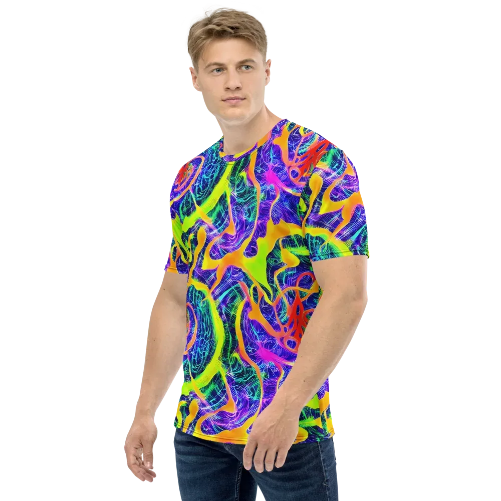 Solar Venom on Men's Crew Neck T-Shirt — Left