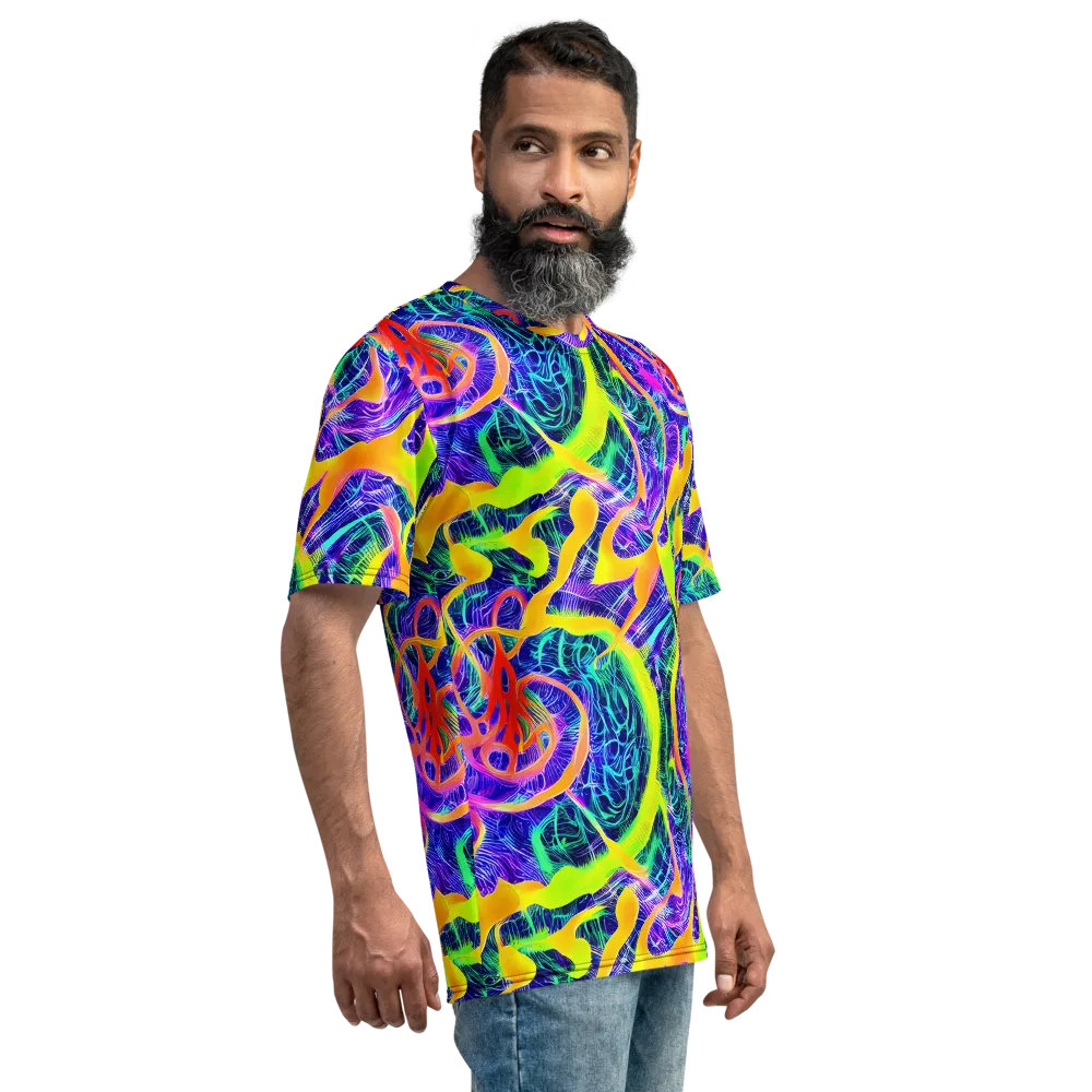 Solar Venom on Men's Crew Neck T-Shirt — Right
