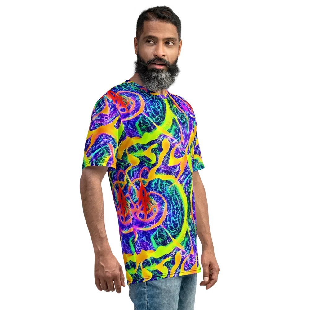 Solar Venom on Men's Crew Neck T-Shirt — Right