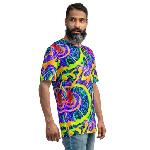 Solar Venom on a Men's Crew Neck T-Shirt