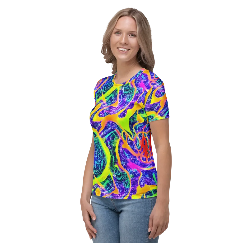 Solar Venom on Women's Crew Neck T-Shirt — Left