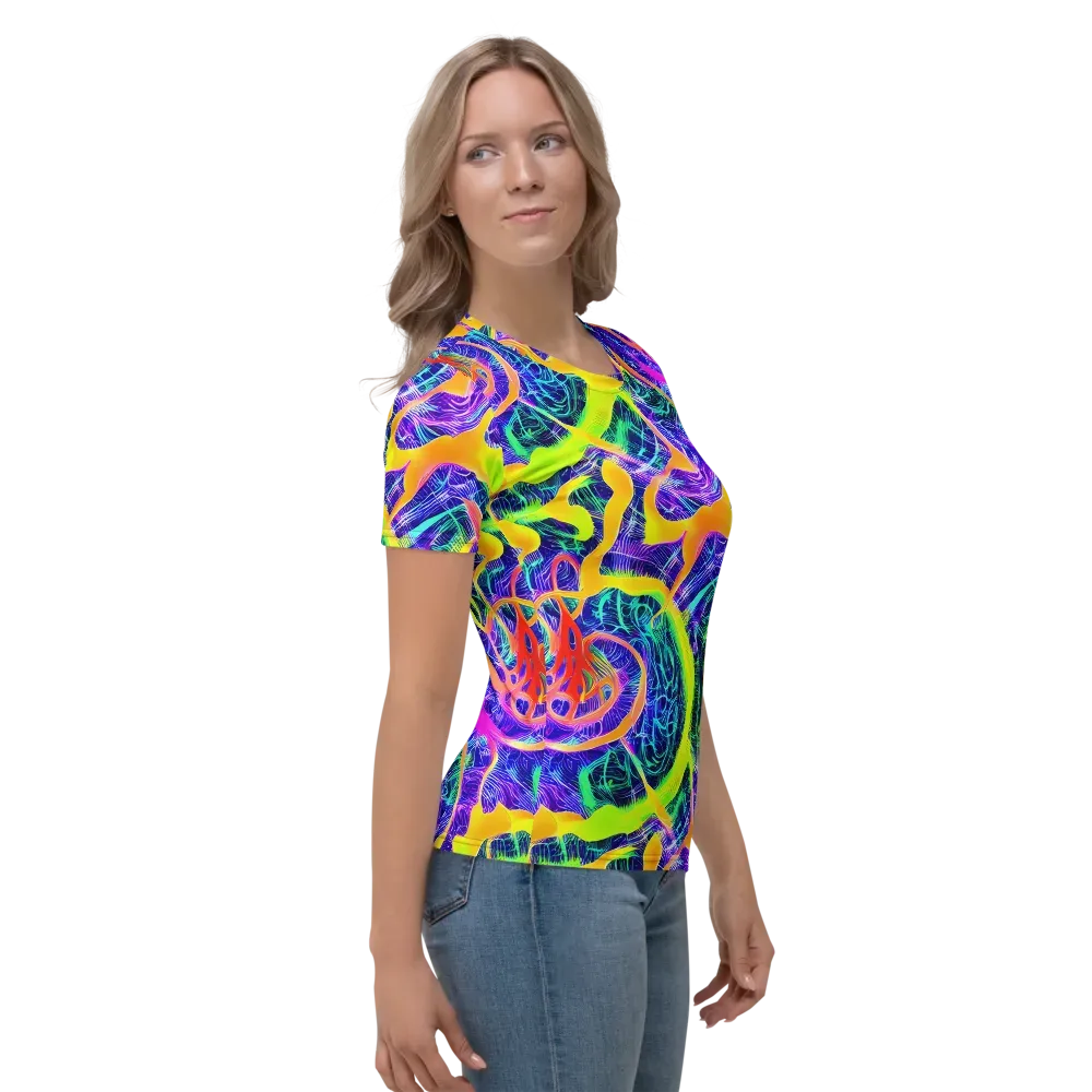 Solar Venom on Women's Crew Neck T-Shirt — Right