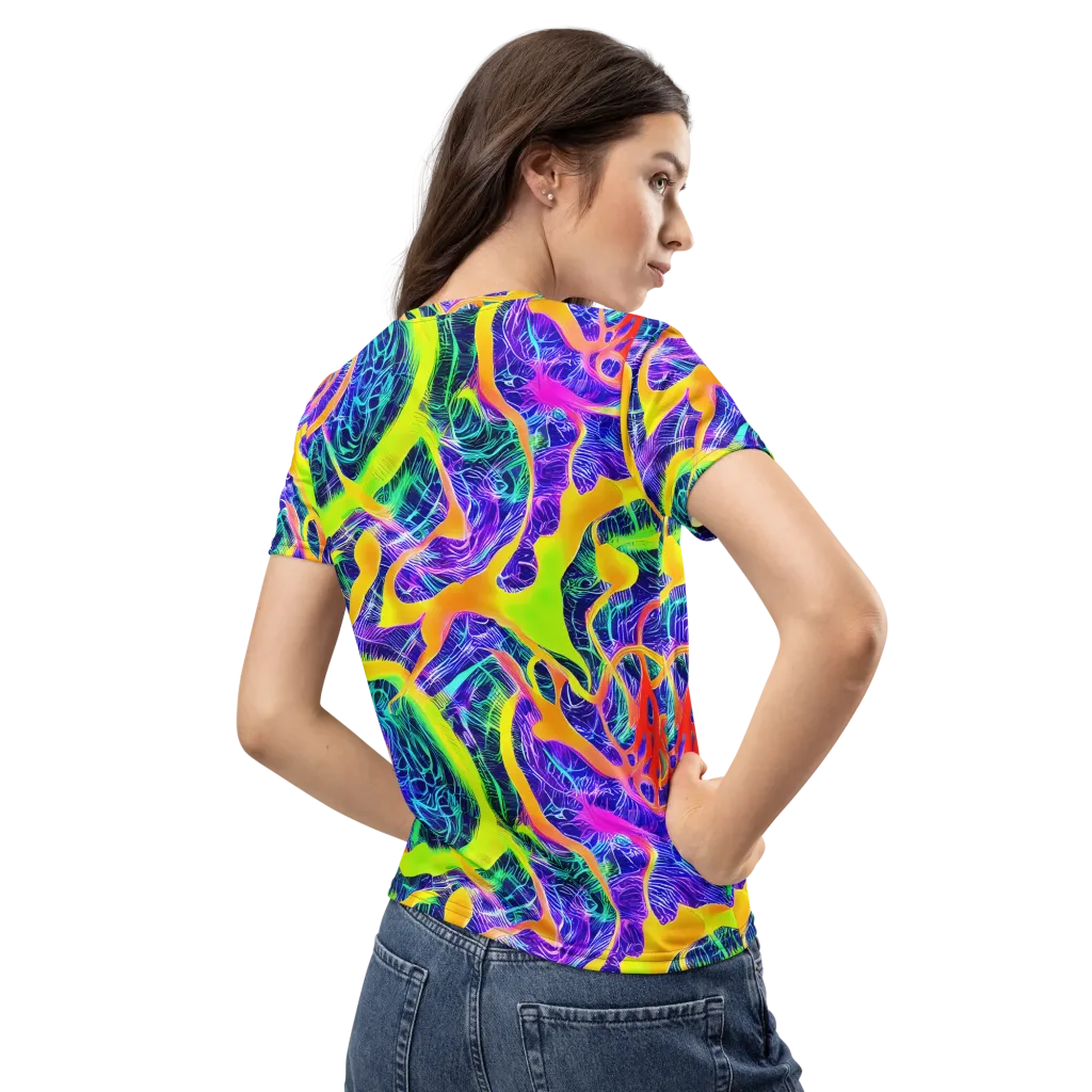 Solar Venom on Women's Crew Neck T-Shirt — Back