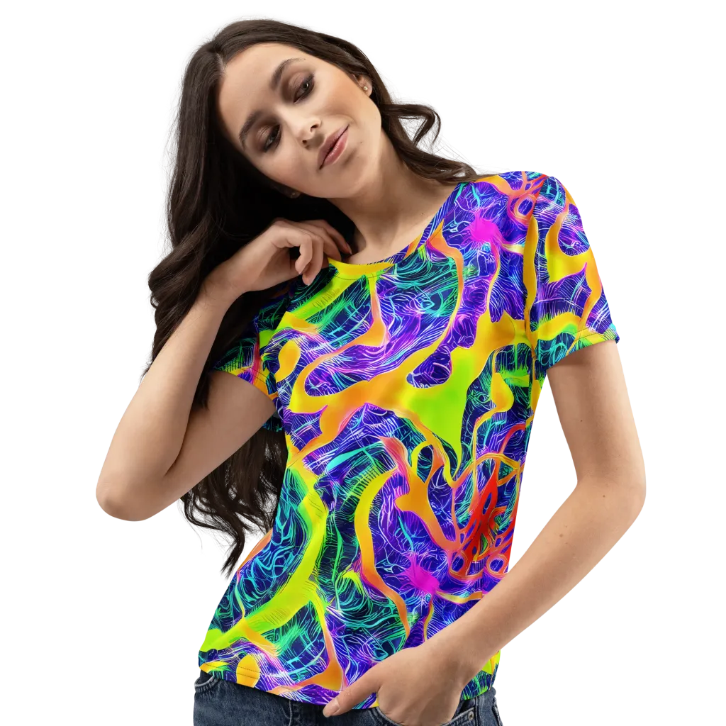 Solar Venom on Women's Crew Neck T-Shirt — Left Front
