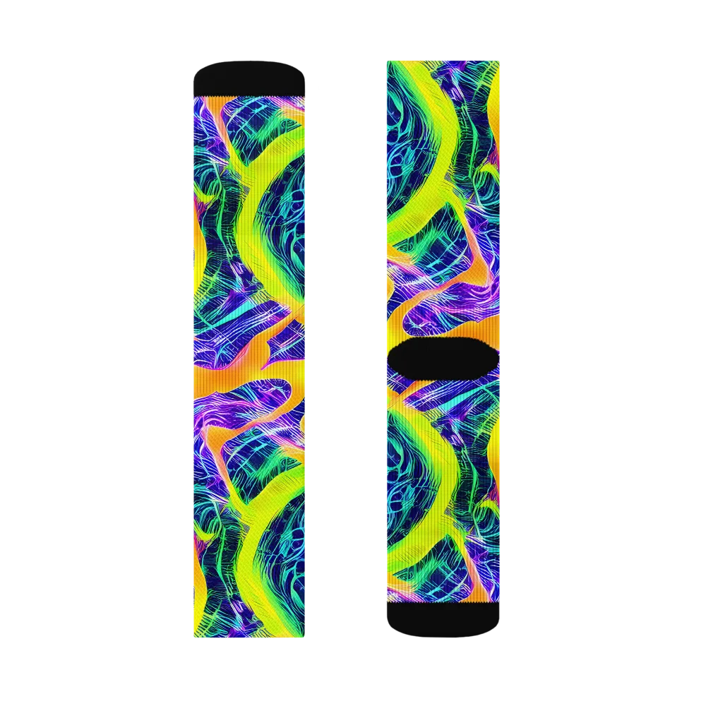 Solar Venom on Socks — Left Sock