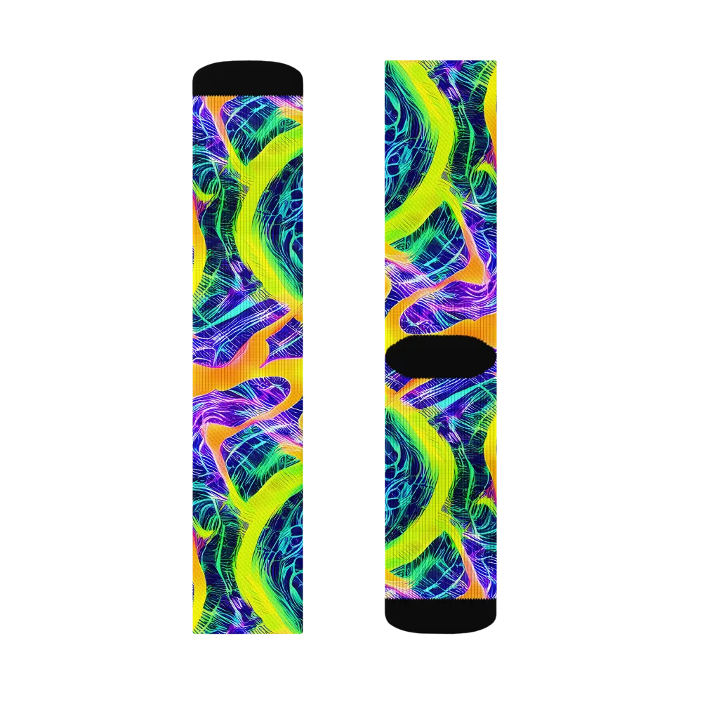 Solar Venom on Socks — Right Sock