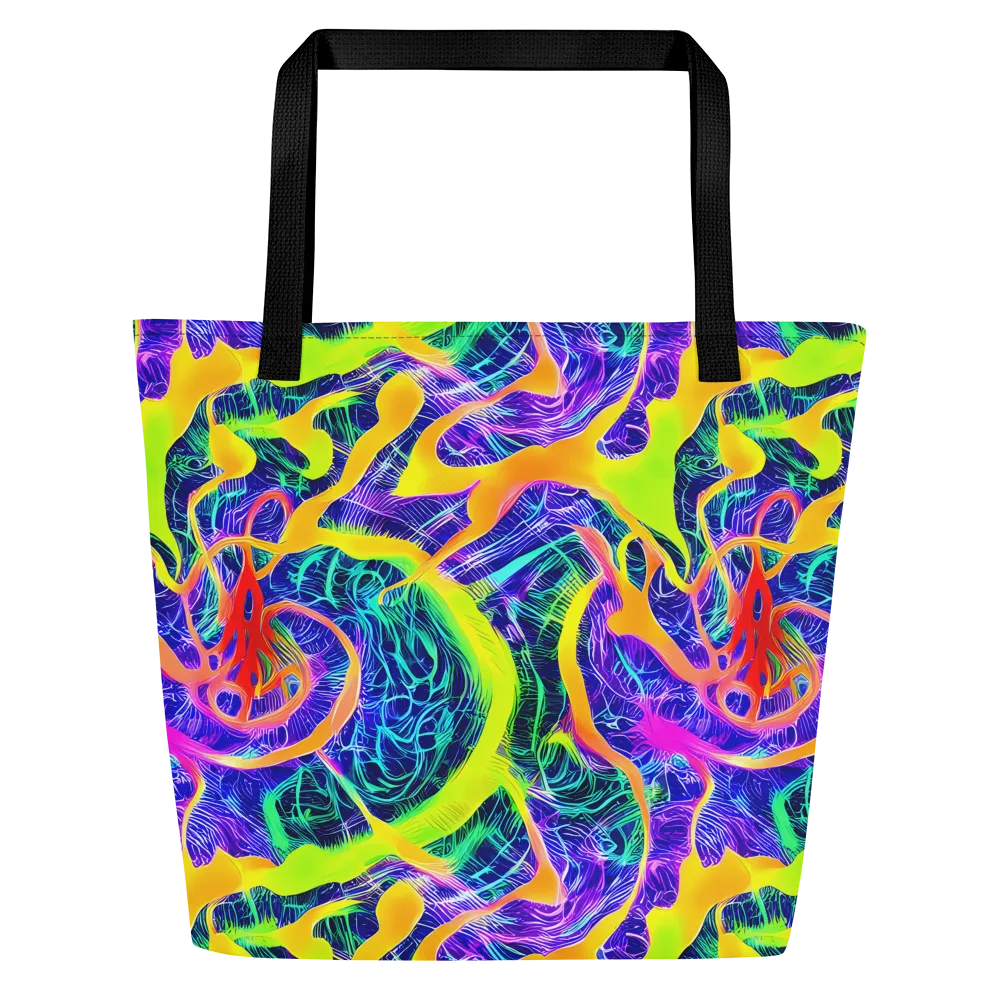 Solar Venom on Large Tote Bag W/ Pocket — Front