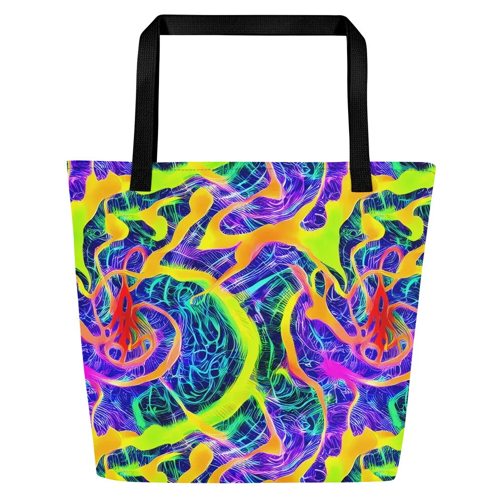 Solar Venom on Large Tote Bag W/ Pocket — Front