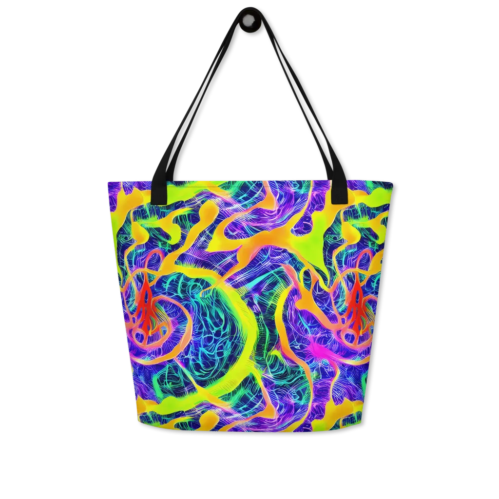Solar Venom on Large Tote Bag W/ Pocket — Front