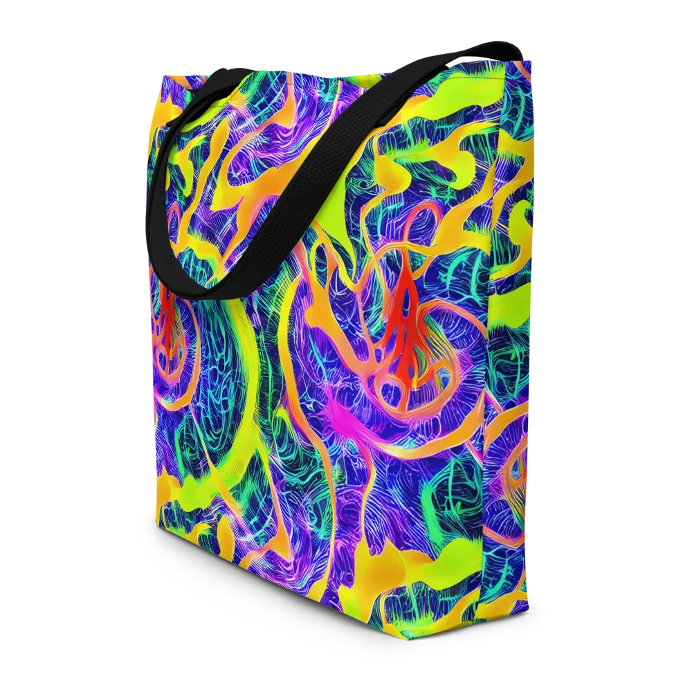 Solar Venom on Large Tote Bag W/ Pocket — Front