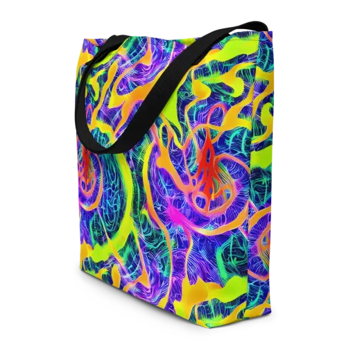 Solar Venom on a Large Tote Bag W/ Pocket