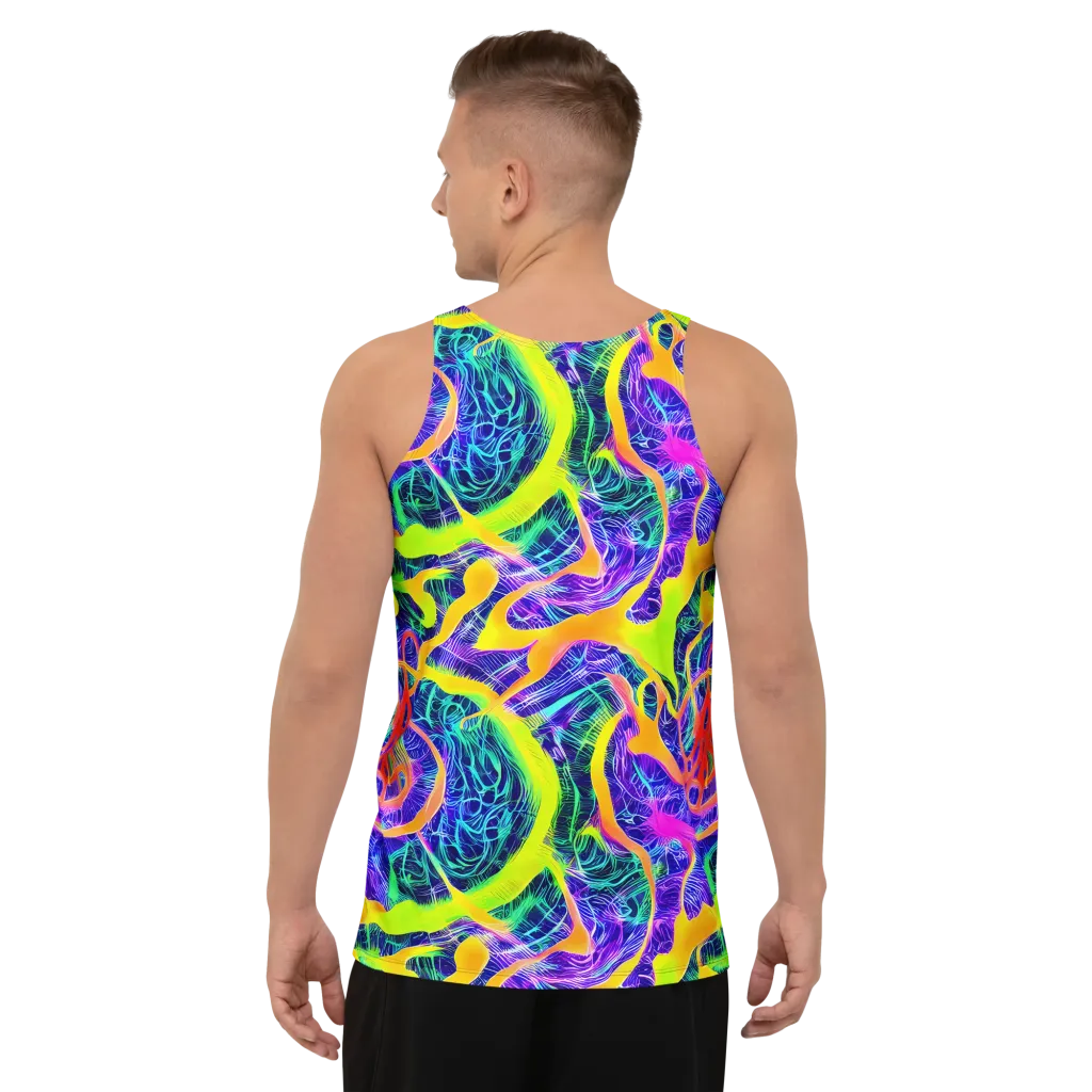Solar Venom on Men's Tank Top — Back