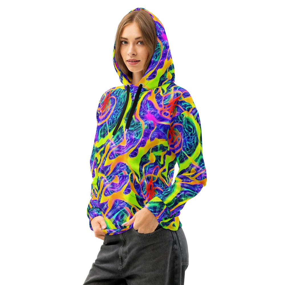 Solar Venom on Cotton Hoodie — Left Front