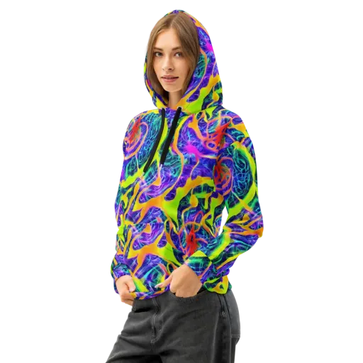 Solar Venom on a Cotton Hoodie