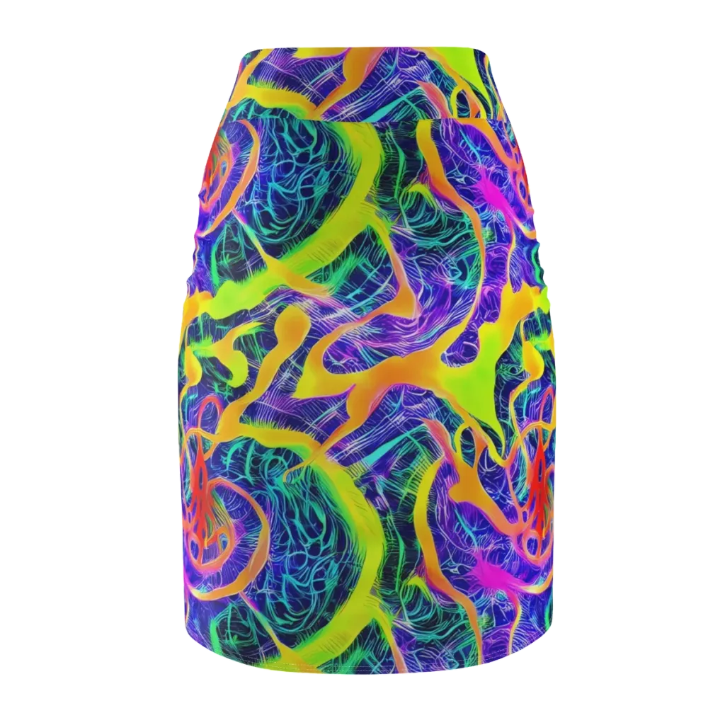 Solar Venom on Pencil Skirt — Back