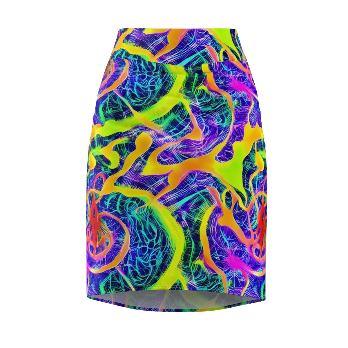 Solar Venom on Pencil Skirt — Front