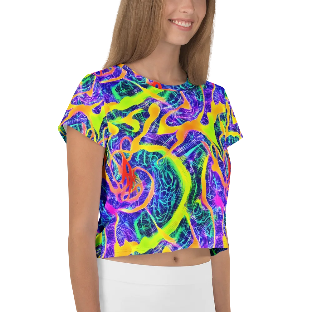 Solar Venom on Crop Tee — Right