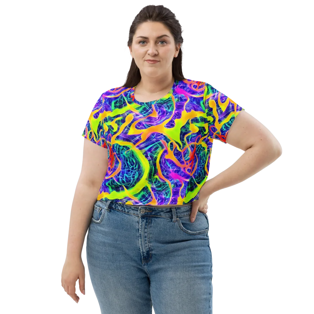 Solar Venom on Crop Tee — Front
