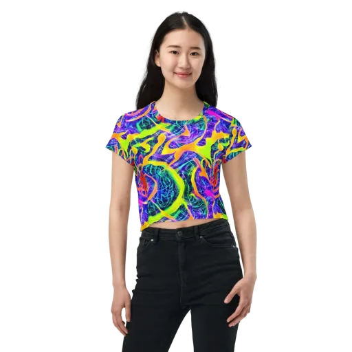 Solar Venom on a Crop Tee
