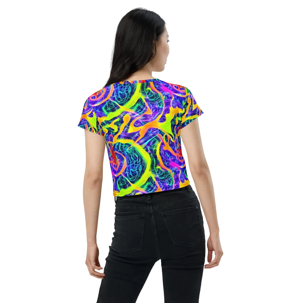 Solar Venom on Crop Tee — Back