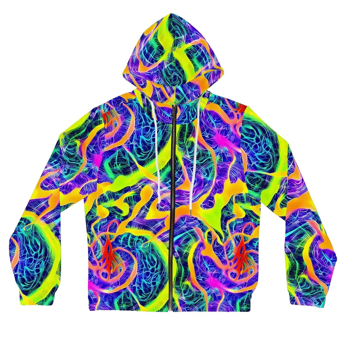 Solar Venom on Women's Full-Zip Hoodie — Front