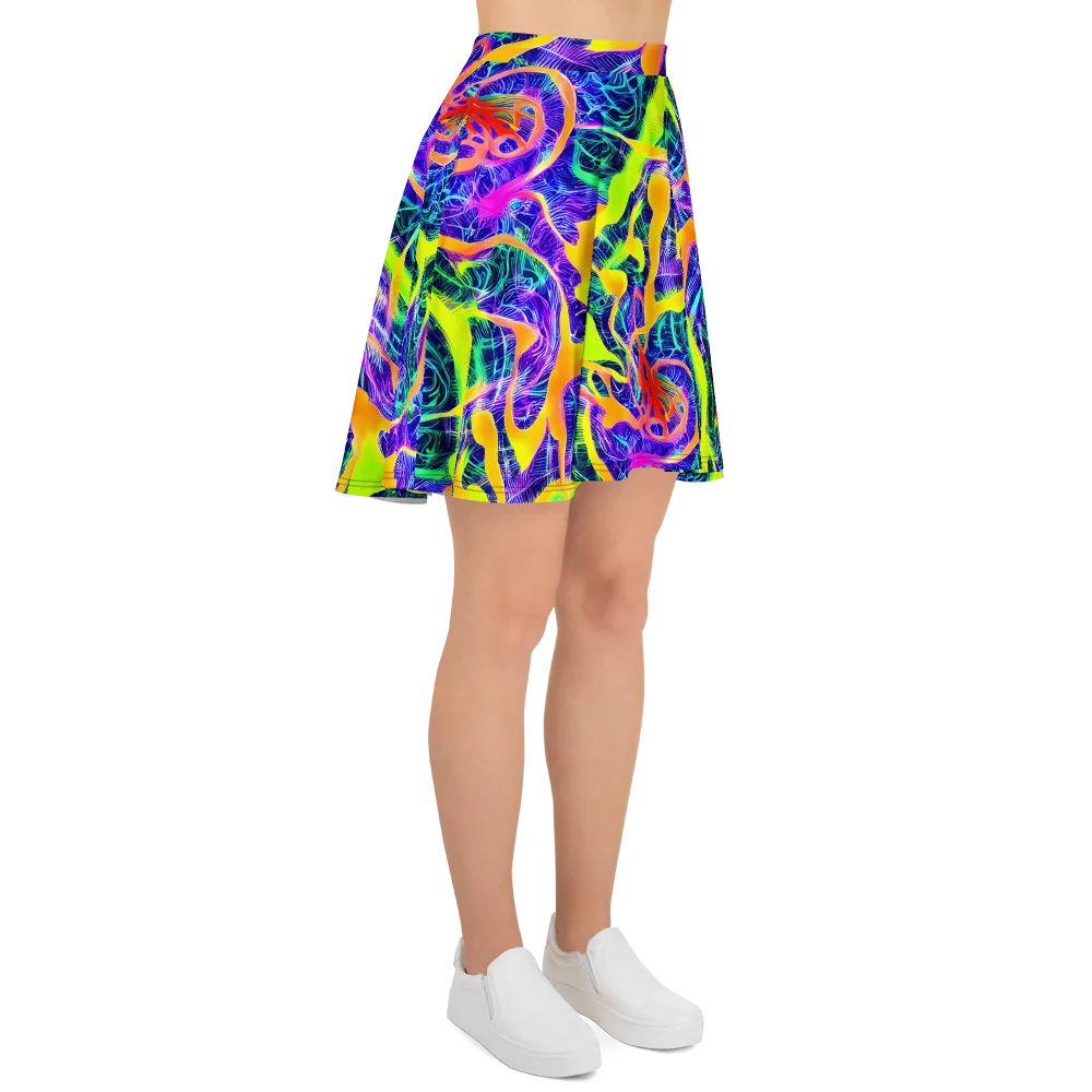 Solar Venom on Skater Skirt — Right