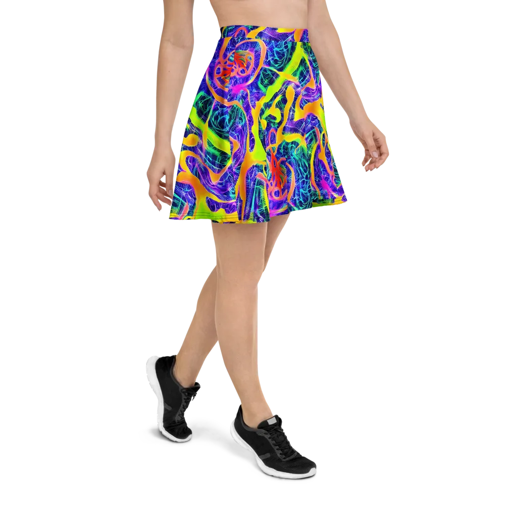 Solar Venom on Skater Skirt — Right