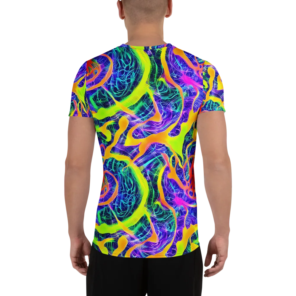 Solar Venom on Men's Athletic T-Shirt — Back