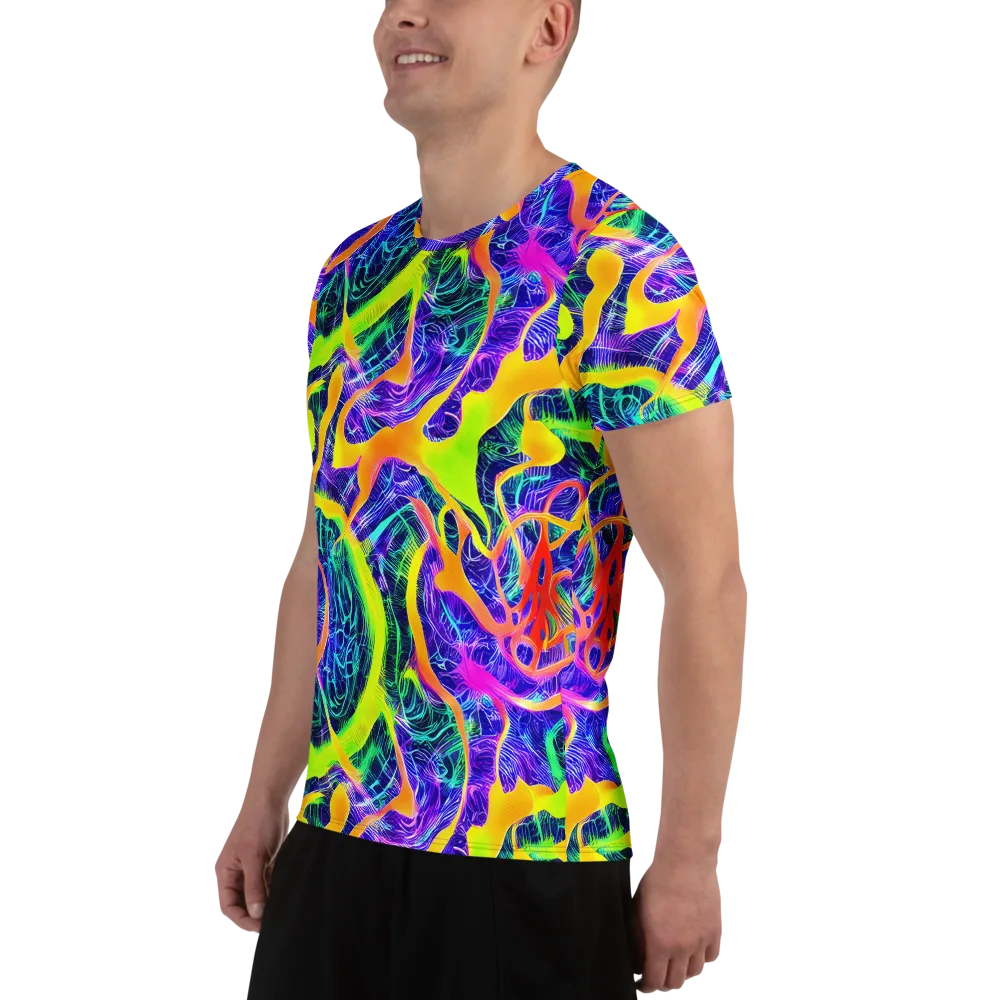 Solar Venom on Men's Athletic T-Shirt — Left