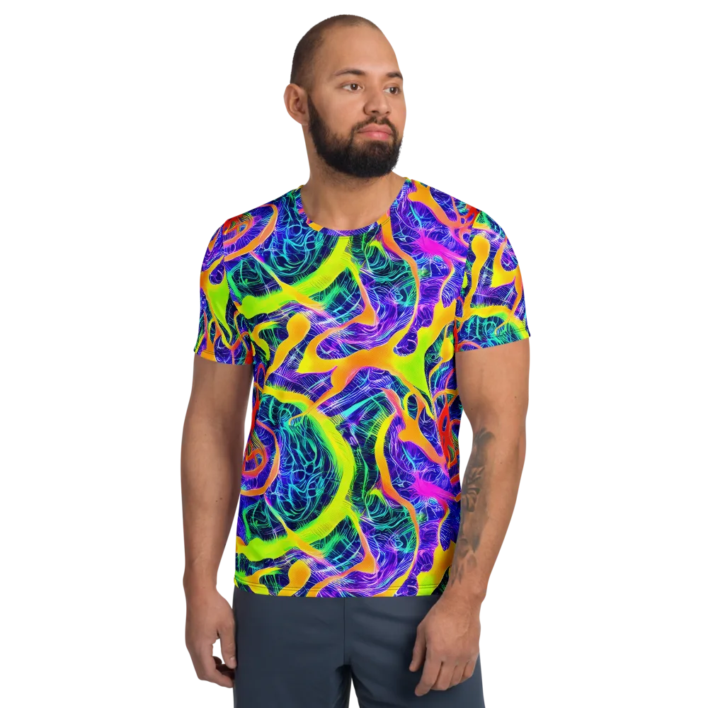Solar Venom on Men's Athletic T-Shirt — Front
