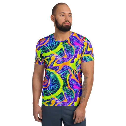 Solar Venom on a Men's Athletic T-Shirt